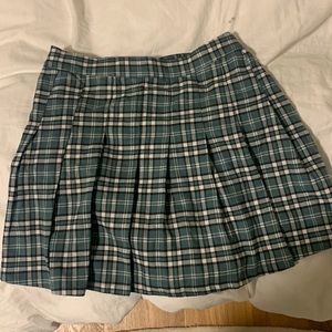 Hollister plaid skirt
